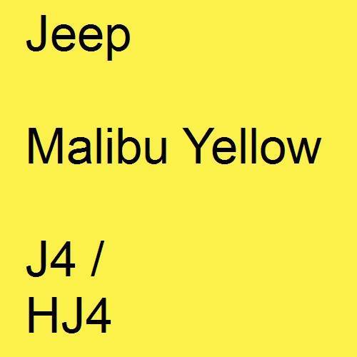 Jeep, Malibu Yellow, J4 / HJ4.